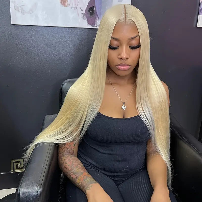 613 Blonde Straight Wig